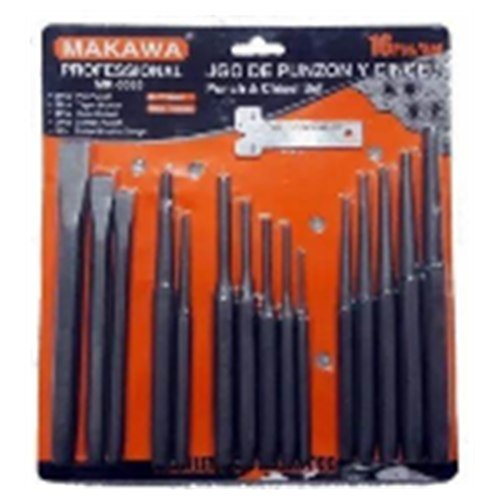 JUG PUNZONES CINCEL X16 PCS MAKAWA