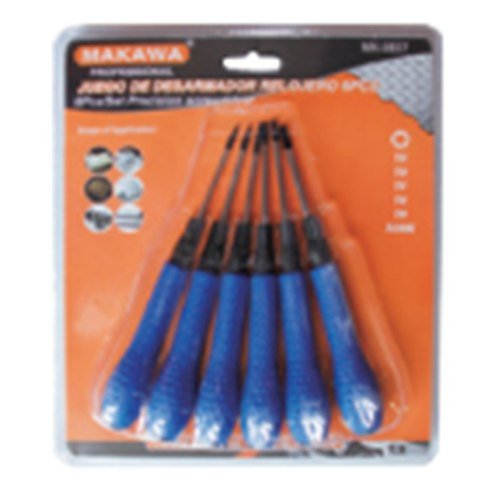 JGO DESTORNILLADOR RELOJERO X6PCS MAKAWA