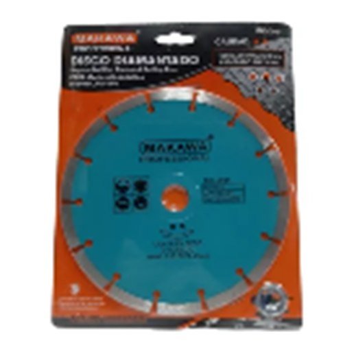 DISCO DIAMANTADO 180MM CELESTE SEGMENTADO MAKAWA
