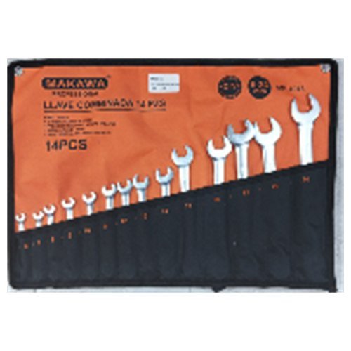 JGO LLAVE PUNTA CORONA POR 14PCS 6-24MM CRV MAKAWA