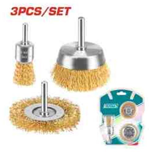 JGO ESCOBILLAS RUEDA POR 3PCS TOTAL