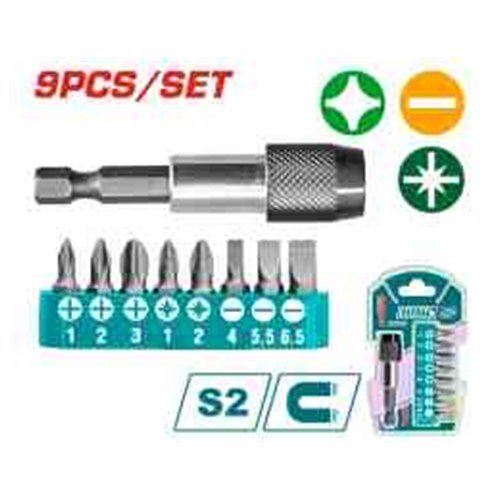 JGO PUNTA DESTORNILLADOR POR 9PCS TOTAL