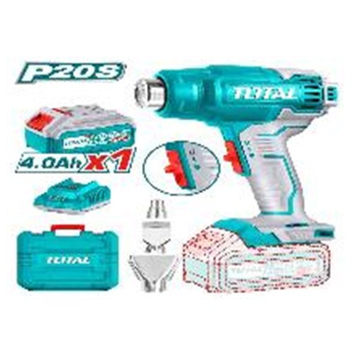 PISTOLA DE CALOR INALAMBRICO 20V + 1 CARG Y 1 BAT 4AH VCH
