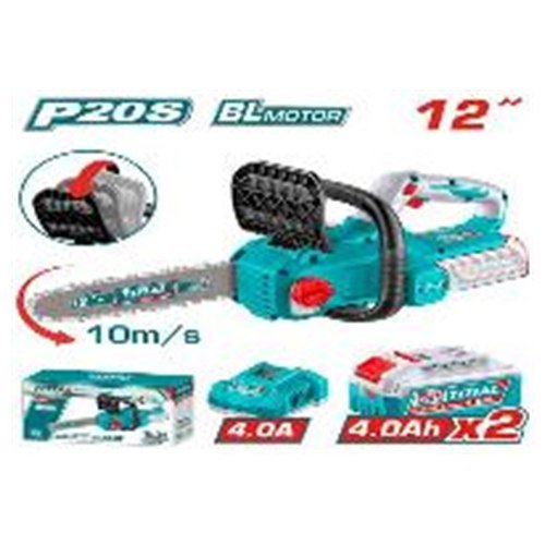 MOTOSIERRA INALAMBRICA 12" 20V CON BAT Y CARG TOTAL
