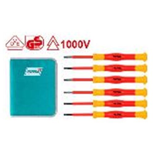 JGO DESTORNILLADOR DE PRECISION POR 6PCS PARA ELECTRICISTA TOTAL