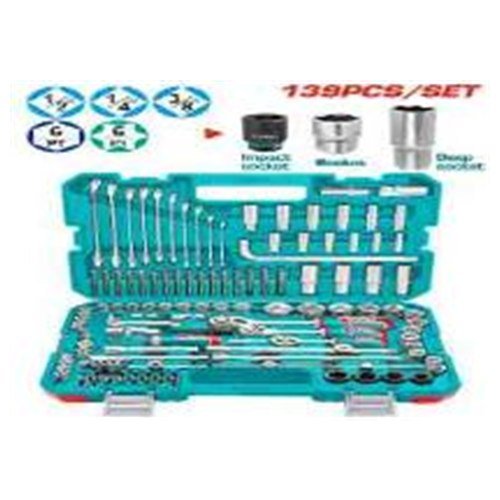 JGO DADOS POR 139PCS 1/4" + 3/8" + 1/2" TOTAL
