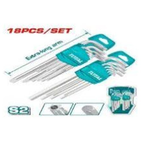 JGO LLAVE ALLEN Y TORX 18PCS TOTAL