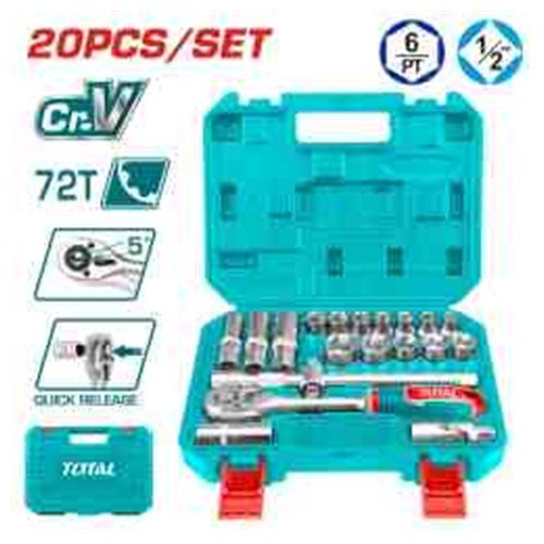 JGO DADOS POR 20 PCS 1/2" TOTAL