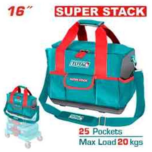 BOLSO DE HERRAMIENTAS 16" CON 25 BOLSILLOS TOTAL