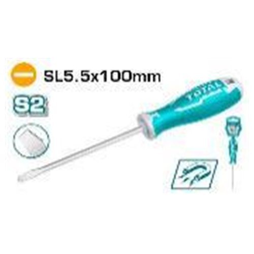 DESTORNILLADOR PALETA SL5.5X100MM TOTAL