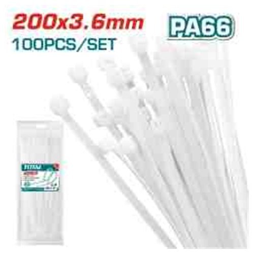 AMARRA PLASTICA 200MM X 3.6MM POR 100PCS TOTAL