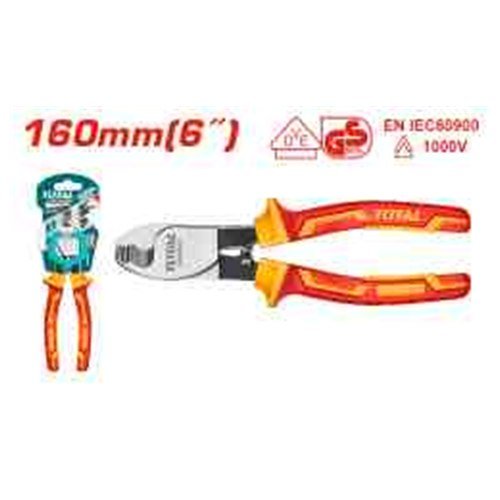 ALICATE CORTA CABLE 6" P/ ELECTRICISTA TOTAL