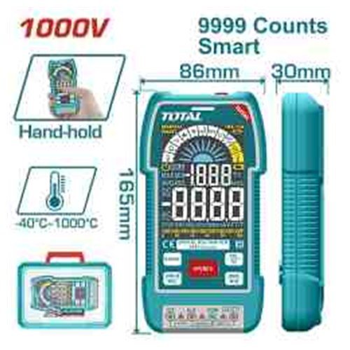 MULTITESTER DIGITAL 1000V TOTAL