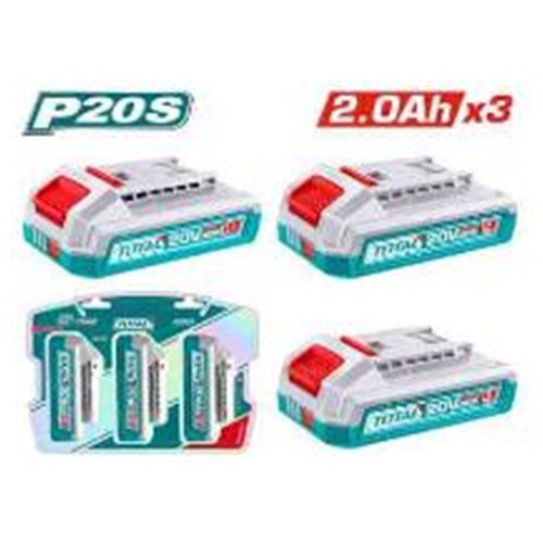 KIT DE BATERIAS POR 3PCS P20S 2.0AH TOTAL