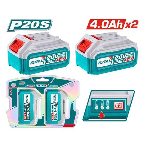 KIT DE BATERIAS POR 2PCS P20S 5.0AH TOTAL